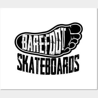 Barefoot Skateboards Logo Posters and Art